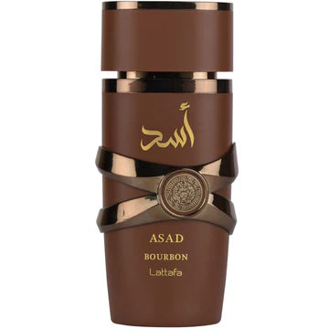 ASAD BOURBON BY LATTAFA - EAU DE PARFUM FOR UNISEX, 3.4OZ / 100ML
