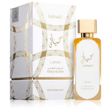 HAYATI GOLD ELIXIR BY LATTAFA - EAU DE PARFUM FOR WOMAN 3.4OZ / 100ML