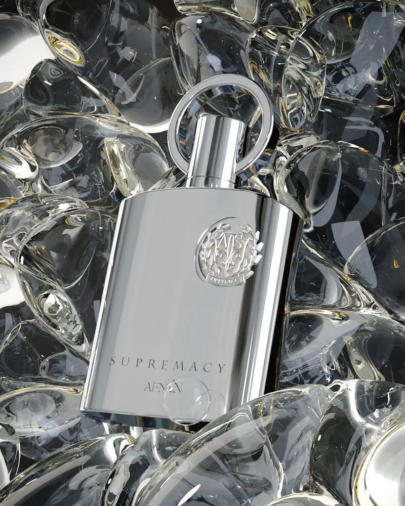 SUPREMACY SILVER BY AFNAN - EAU DE PARFUM FOR MEN, 3.4 OZ / 100ML