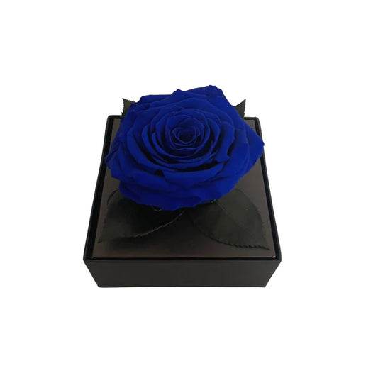 CAJA DE REGALO ACRILICA - CON ROSA BLUE