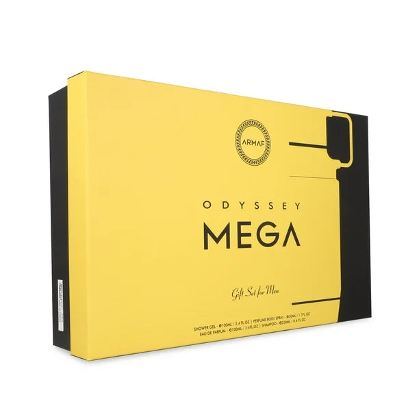 GIFT SETS ODYSSEY MEGA BY ARMAF - EAU DE PARFUM FOR MEN (4 PCS) 3.4OZ / 100ML