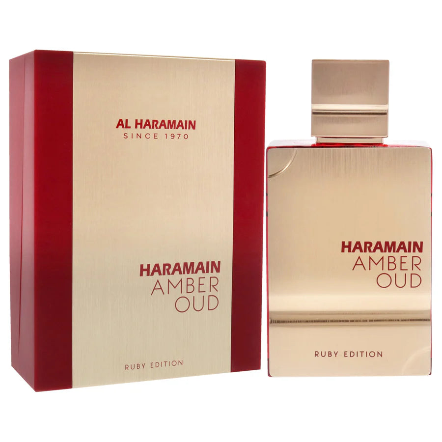 AMBER OUD RUBY EDITION BY AL HARAMAIN - EAU DE PARFUM FOR UNISEX, 2.0 OZ / 60 ML