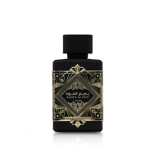 OUD FOR GLORY BADE'E AL OUD BY LATTAFA - EAU DE PARFUM FOR MEN 3.4FL.OZ / 100ML