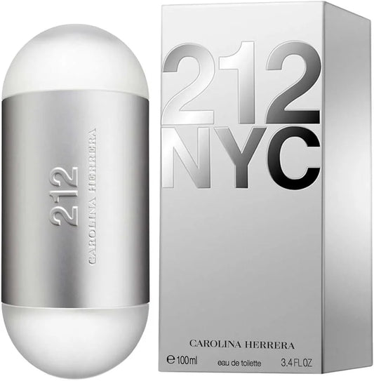 212 BY CAROLINA HERRERA - EAU DE TOILETTE FOR WOMAN 3.4 OZ / 100ML