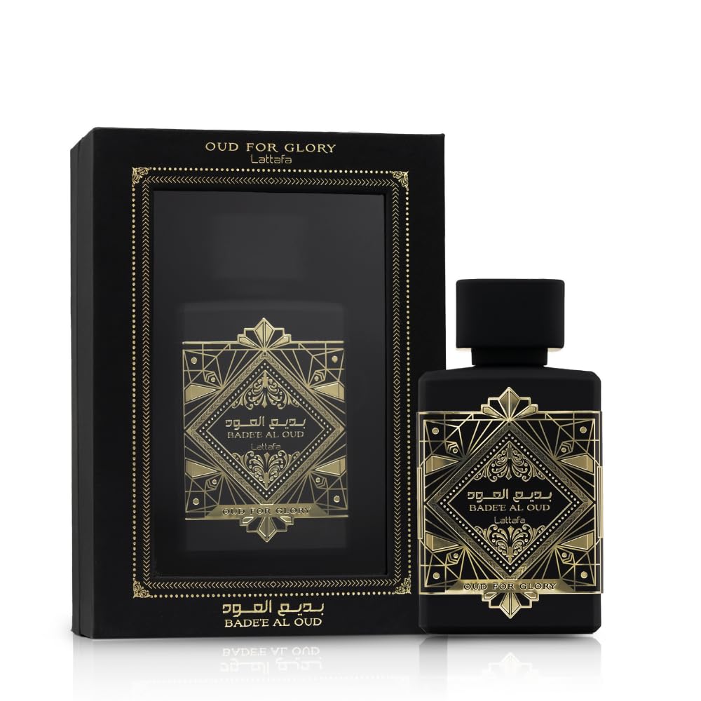 OUD FOR GLORY BADE'E AL OUD BY LATTAFA - EAU DE PARFUM FOR MEN 3.4FL.OZ / 100ML