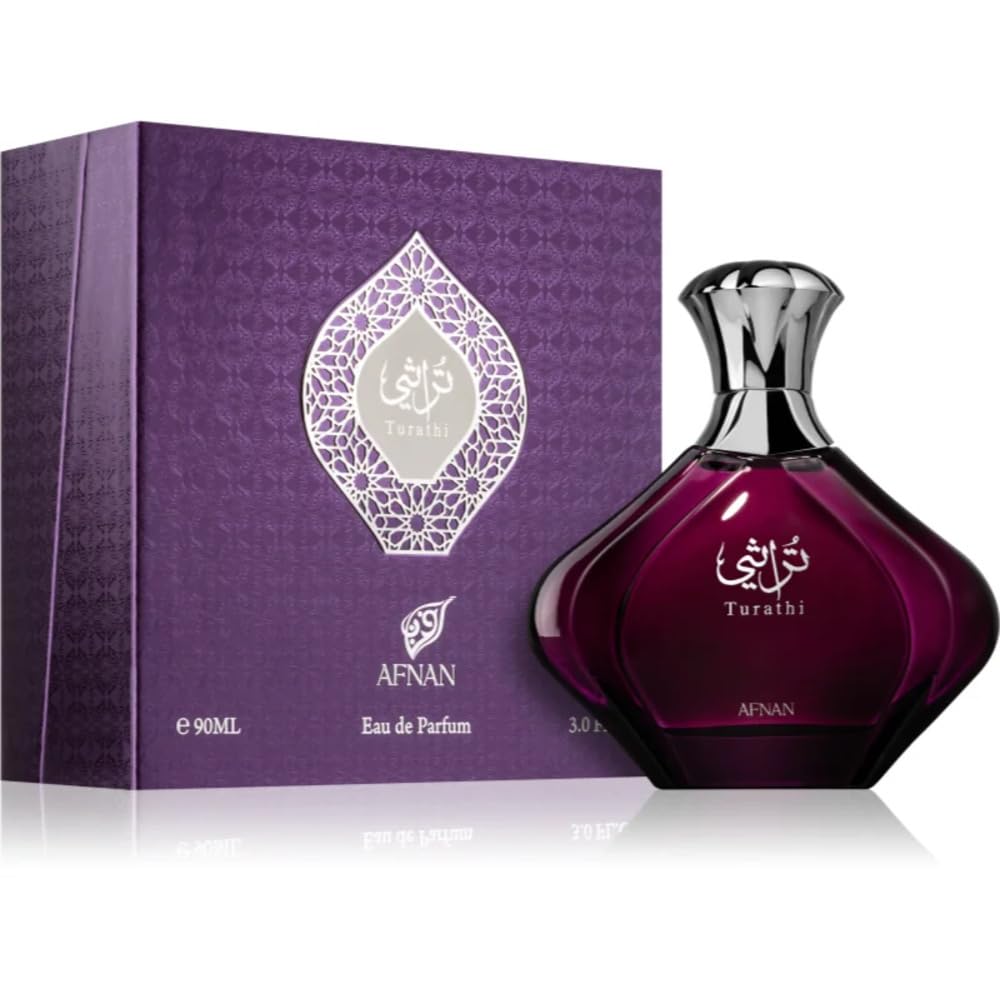 TURATHI PURPLE BY AFNAN - EAU DE PARFUM FOR WOMAN 3.0 OZ / 85ML