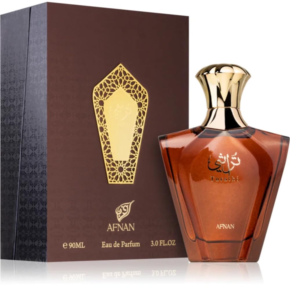 TURATHI BROWN BY AFNAN - EAU DE PARFUM FOR MEN 3.0 OZ /90ML