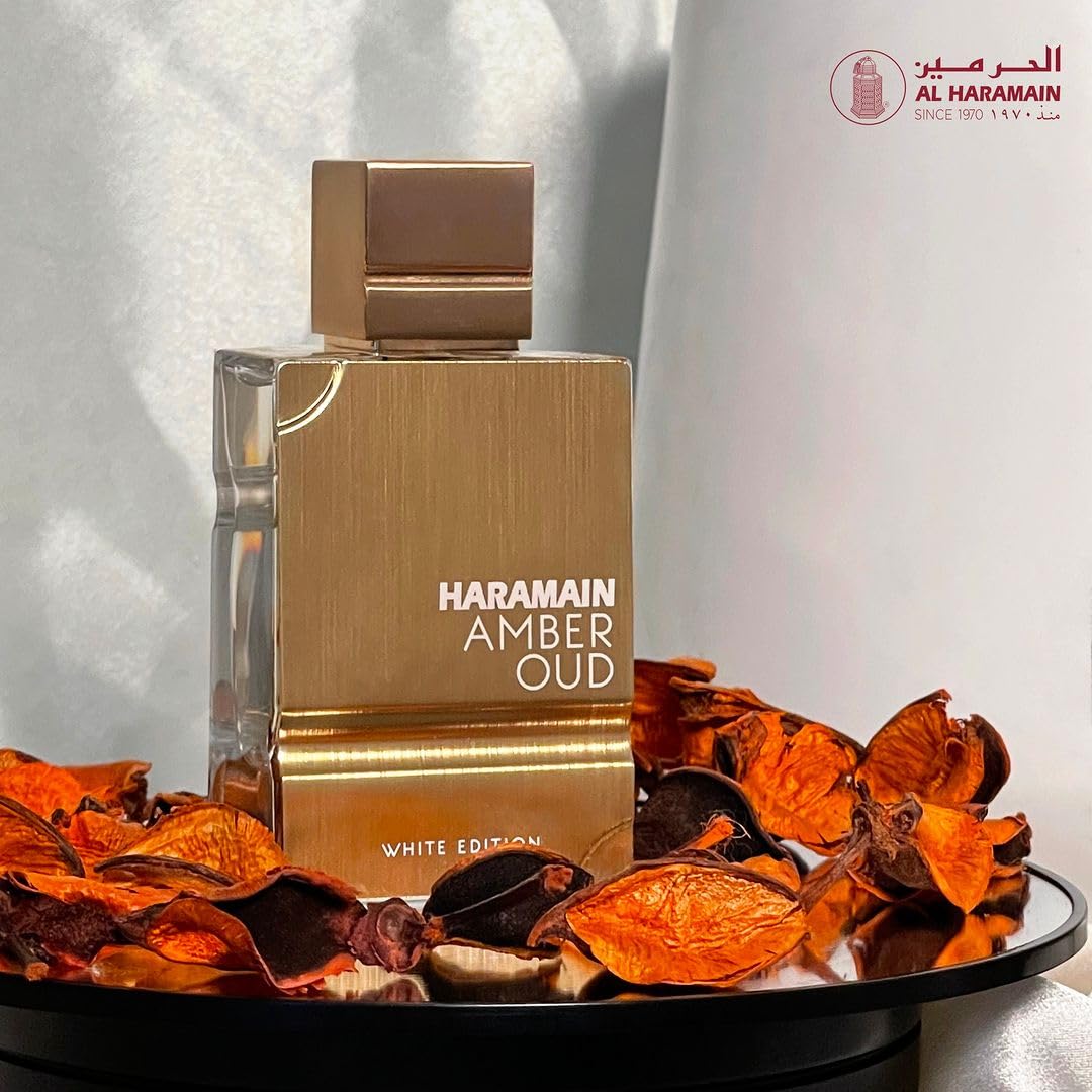 AMBER OUD WHITE BY AL HARAMAIN - EAU DE PARFUM FOR UNISEX, 3.4OZ / 100ML