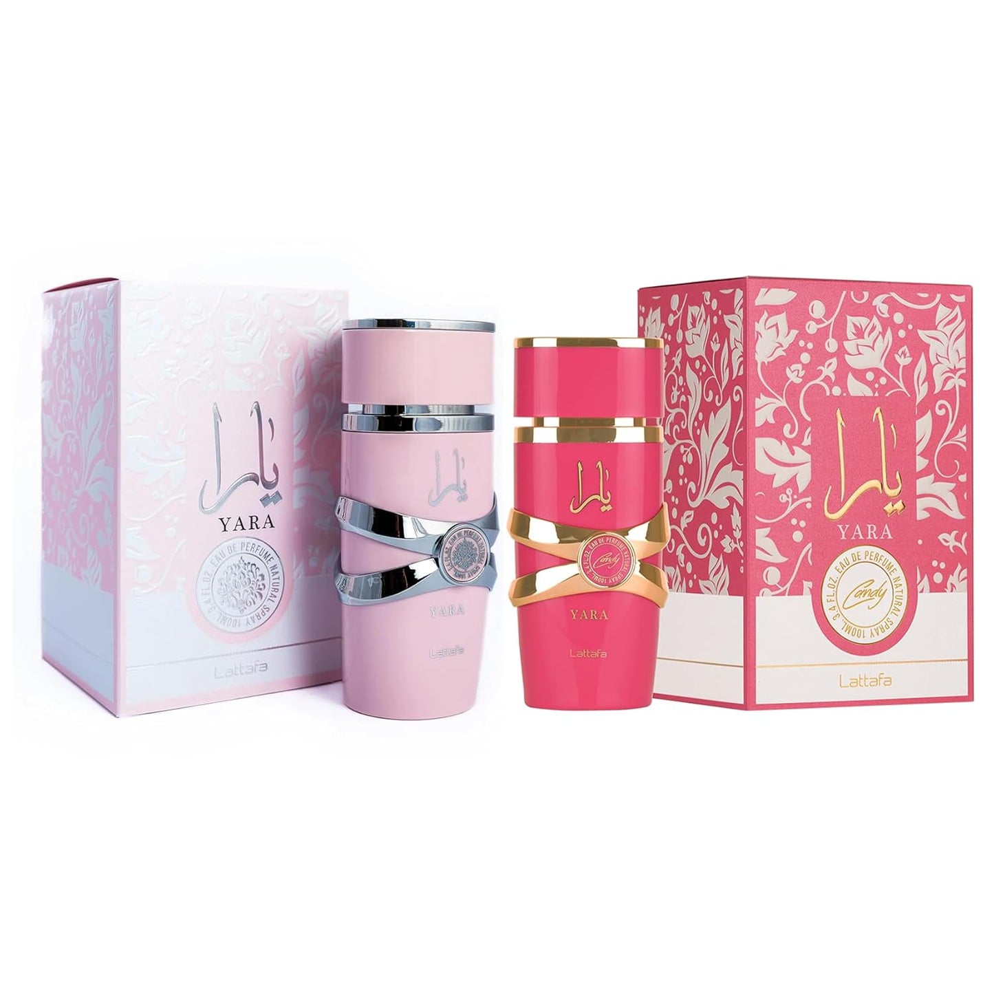 GIFT SETS YARA & YARA CANDY BY LATTAFA - EAU DE PARFUM FOR WOMAN (2 PCS) 3.4OZ / 100 ML
