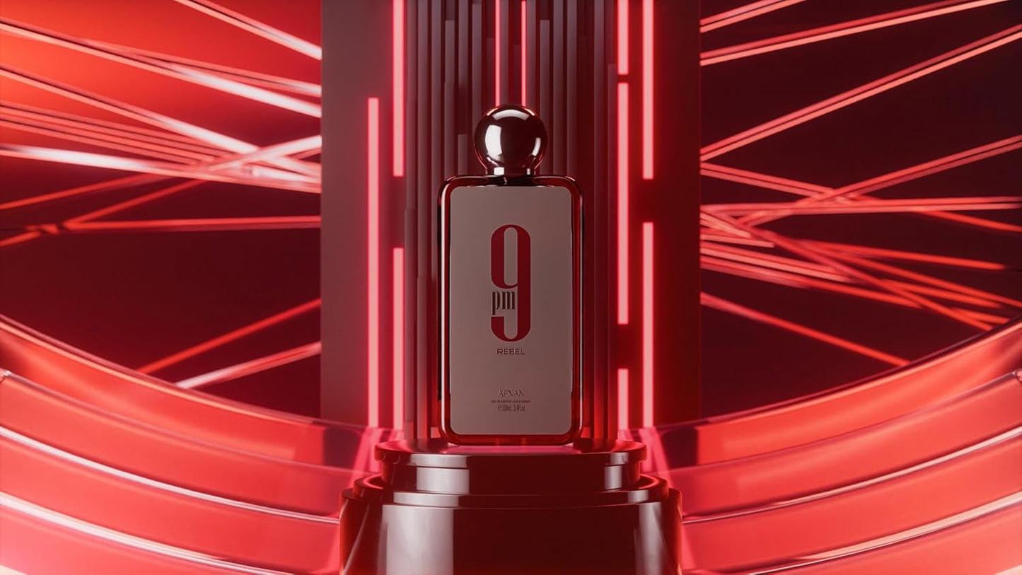 9PM RABEL BY AFNAN - EAU DE PARFUM FOR UNISEX, 3.4OZ / 100ML