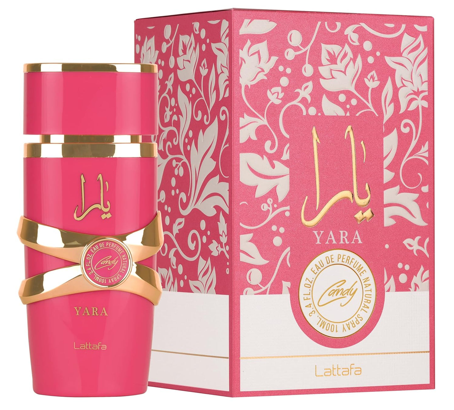 YARA CANDY BY LATTAFA - EAU DE PARFUM FOR WOMAN 3.4 OZ / 100ML