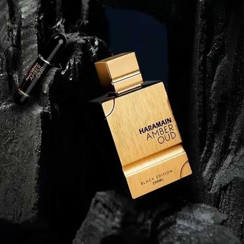 AMBER OUD BLACK EDITION BY AL HARAMAIN - EAU DE PARFUM FOR UNISEX, 2.0 OZ/60ML