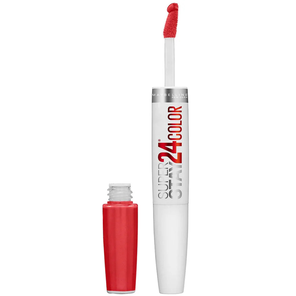 LAPIZ LABIAL LIQUIDO EN 2 PASOS SUPERSTAY 24 - # 205 STEADY RED - Y BY MAYBELLINE