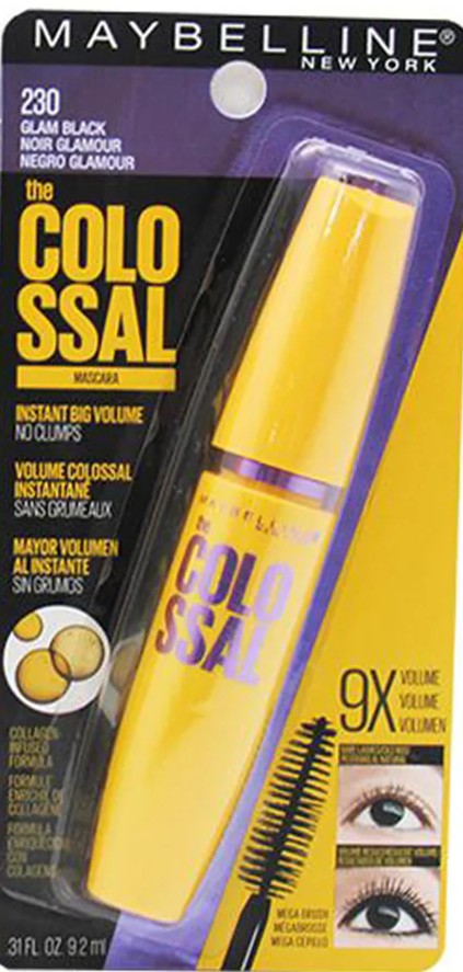 VOLUME EXPRESS THE COLOSSAL # 230 GLAMOUR BLACK BY MAYBELLINE