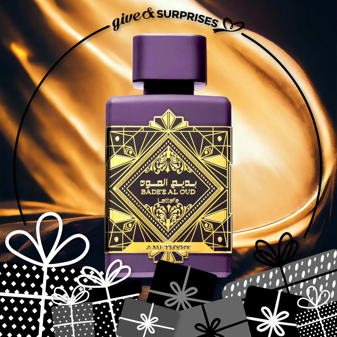 BADE'E AL OUD AMETHYST BY LATTAFA - EAU DE PARFUM FOR UNISEX 3.4OZ / 100ML