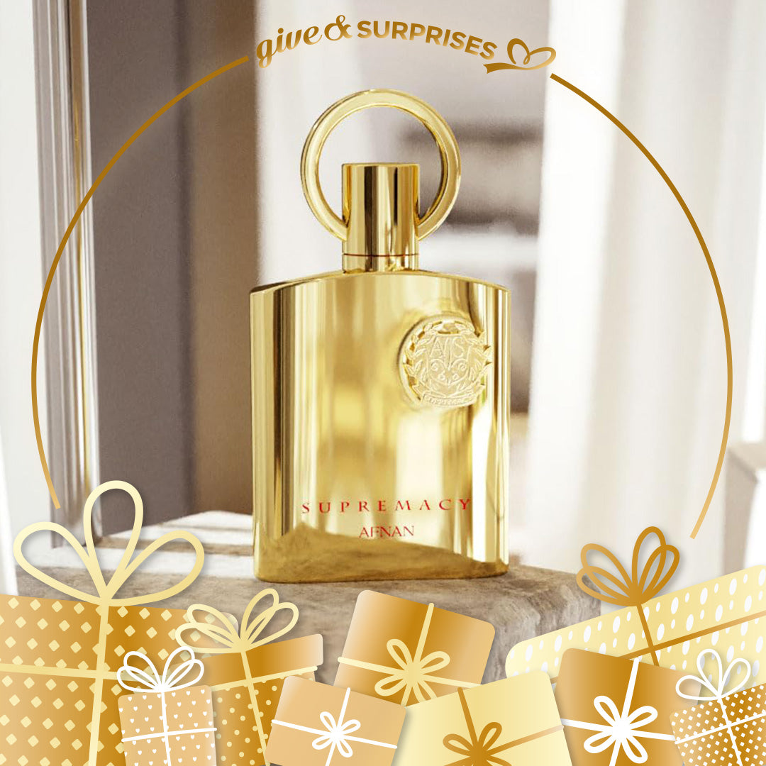 SUPREMACY GOLD BY AFNAN - EAU DE PARFUM FOR UNISEX 3.4 OZ / 100ML