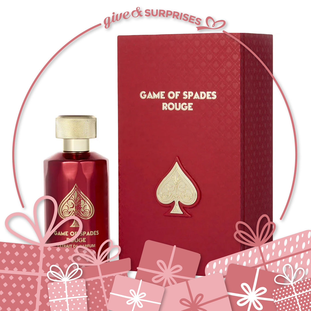 GAME OF SPADES ROUGE BY JO MILANO PARIS - EAU DE PARFUM FOR UNISEX 3.4OZ / 100ML