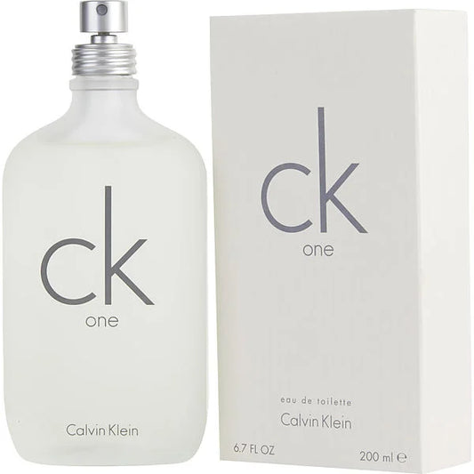CK ONE BY CALVIN KLEIN - EAU DE TOILETTE FOR MEN   6.7 OZ / 200ML