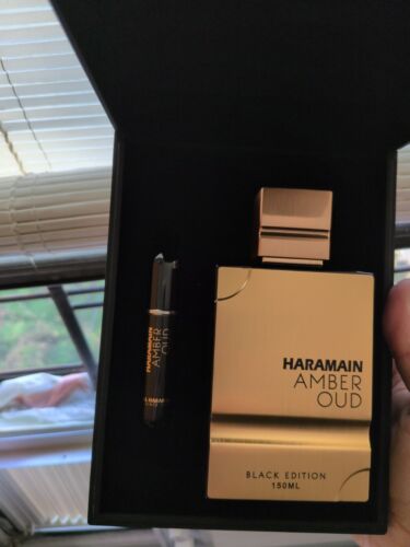 AMBER OUD BLACK EDITION BY AL HARAMAIN - EAU DE PARFUM FOR UNISEX, 2.0 OZ/60ML