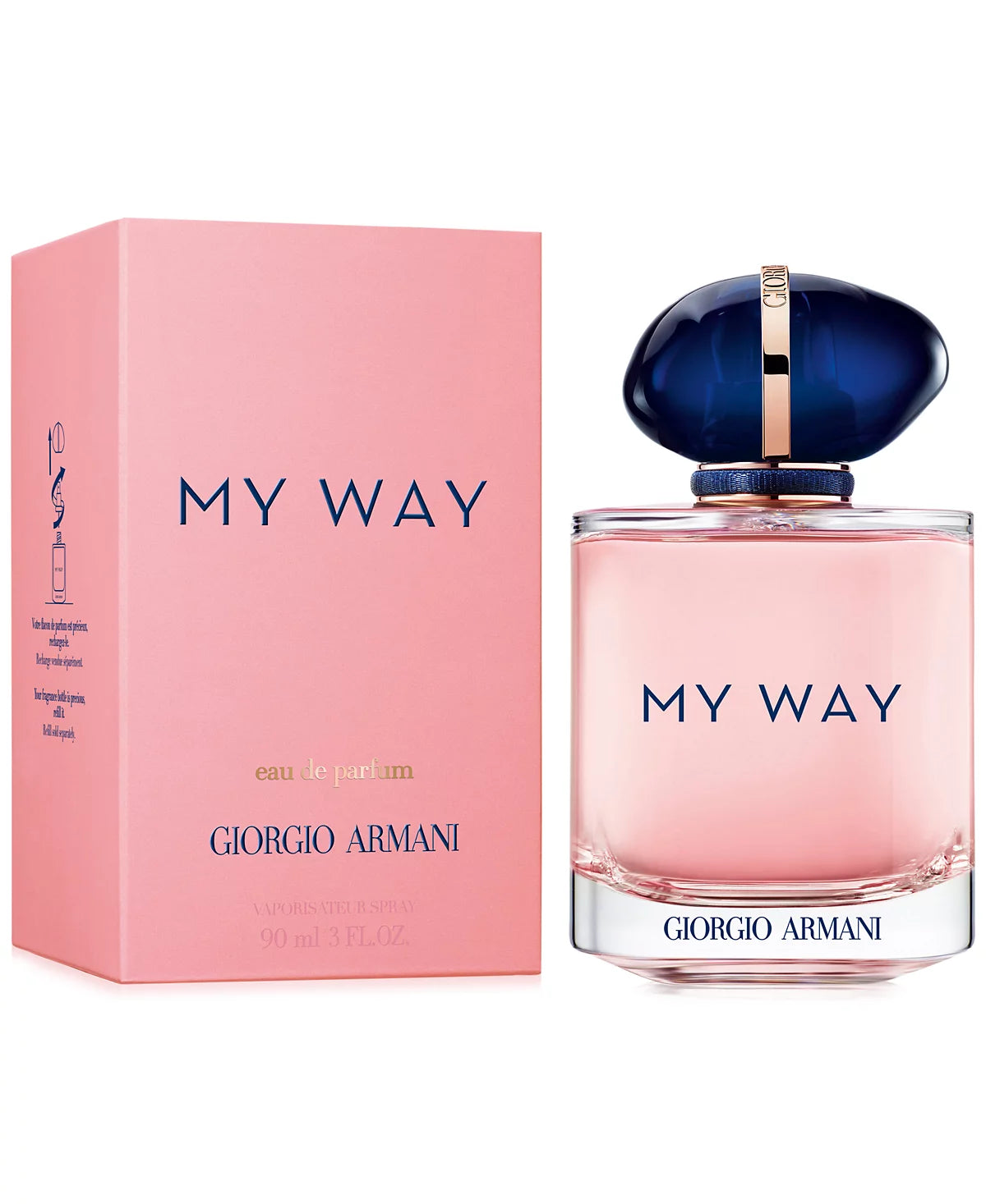 MY WAY BY GIORGIO ARMANI - EAU DE PARFUM FOR WOMAN  3.0 OZ / 90ML