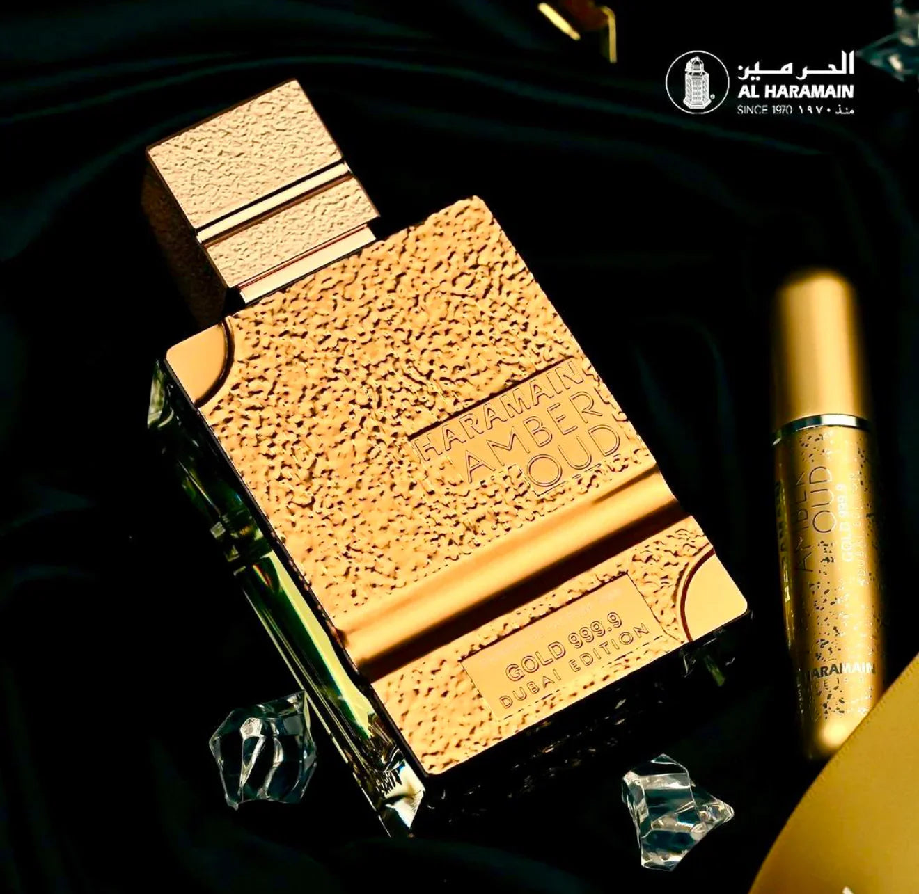 AMBER OUD GOLD 999.9 DUBAI EDITION BY AL HARAMAIN - EXTRAIT DE PARFUM, 3.4OZ/100ML