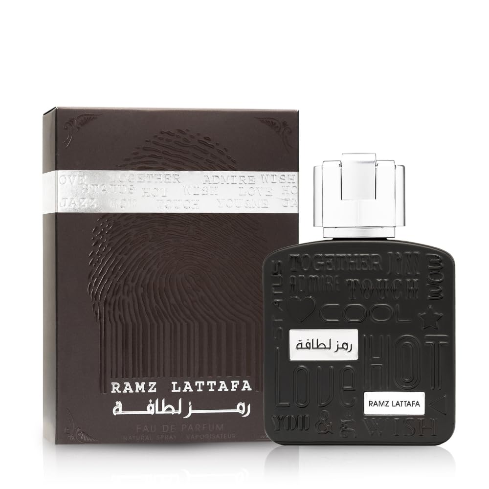 RAMZ SILVER BY LATTAFA - EAU DE PARFUM FOR MEN 3.4OZ / 100ML