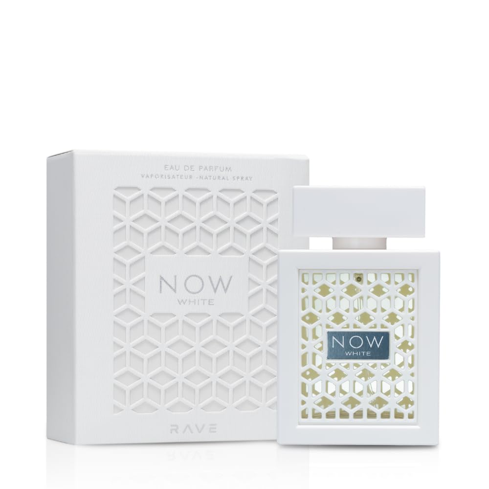 RAVE NOW WHITE BY LATTAFA - EAU DE PARFUM FOR UNISEX 3.4OZ / 100 ML