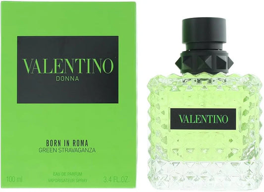 DONNA BORN IN ROMA GREEN STRAVAGANZA BY VALENTINO - EAU DE PARFUM FOR WOMAN 3.4OZ /  100 ML
