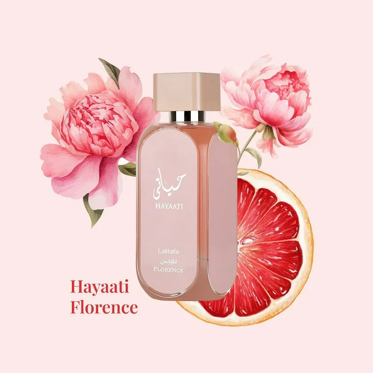 HAYATI FLORENCE BY LATTAFA - EAU DE PARFUM FOR WOMAN 3.4OZ / 100ML