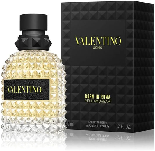 BORN IN ROMA YELLOW DREAM BY VALENTINO UOMO - EAU DE TOILETTE FOR WOMAN  3.4 OZ / 100ML