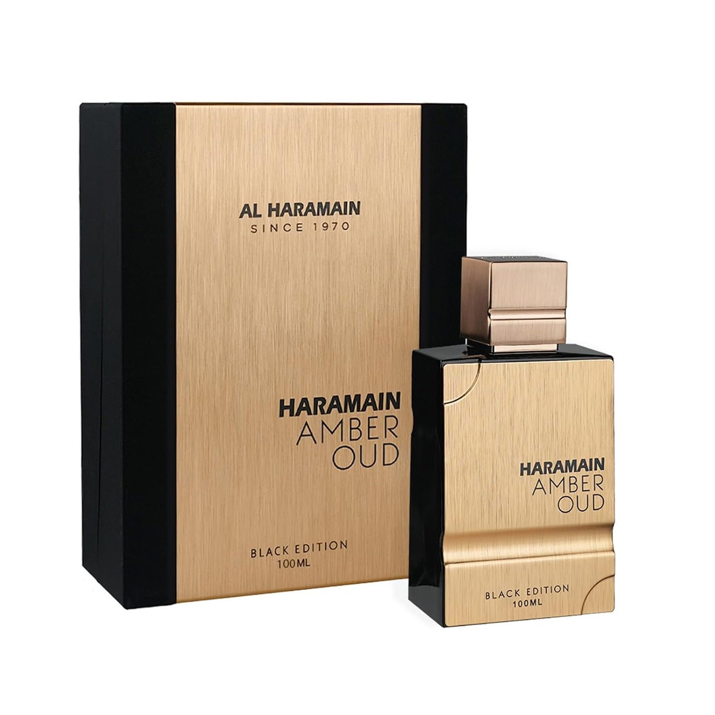 AMBER OUD BLACK EDITION BY AL HARAMAIN - EAU DE PARFUM FOR UNISEX, 2.0 OZ/60ML