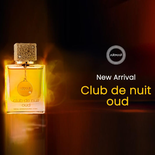 CLUB DE NUIT OUD BY ARMAF -  EAU DE  PARFUM FOR UNISEX 3.6OZ / 105ML