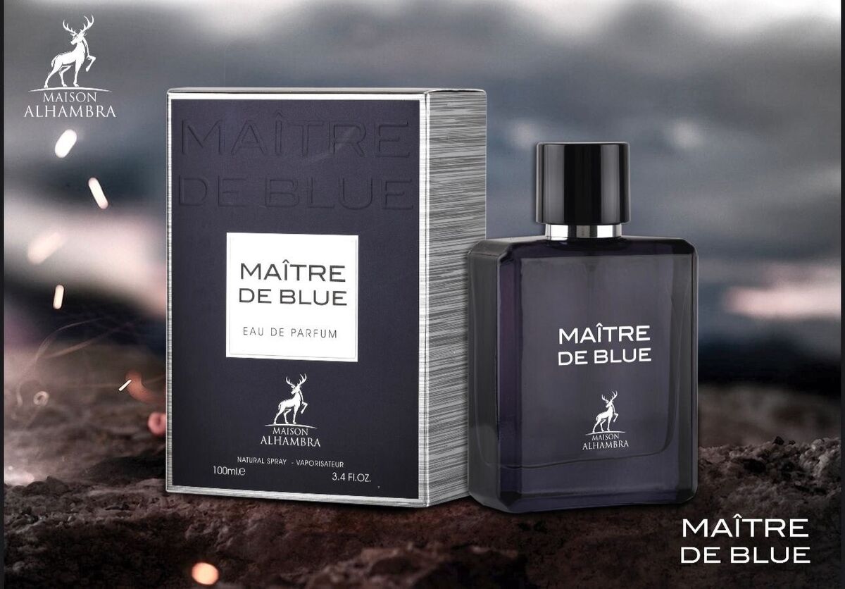 MAITRE DE BLUE BY MAISON ALHAMBRA - EAU DE PARFUM FOR MEN 3.4OZ / 100ML