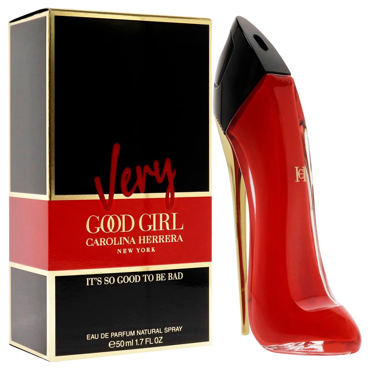 VERY GOOD GIRL BY CAROLINA HERRERA - EAU DE PARFUM FOR WOMAN  1.7 OZ / 50ML