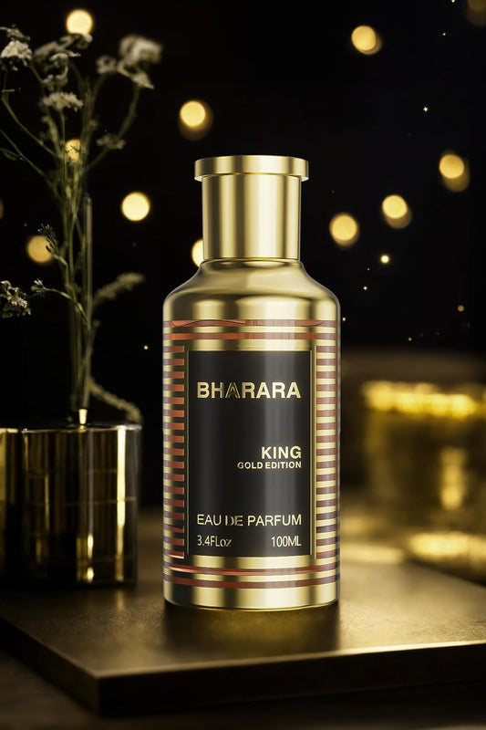 BHARARA KING GOLD EDITION EAU DE PARFUM FOR MEN  3.4 OZ / 100ML