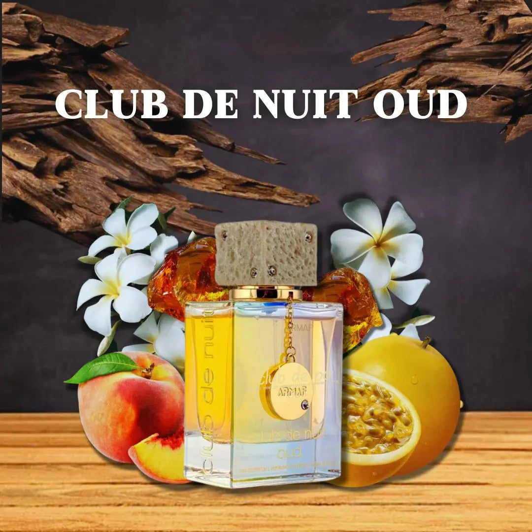 CLUB DE NUIT OUD BY ARMAF -  EAU DE  PARFUM FOR UNISEX 3.6OZ / 105ML