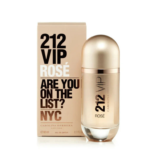 212 VIP ROSE BY CAROLINA HERRERA - EAU DE PARFUM FOR WOMAN  2.7 OZ / 80ML