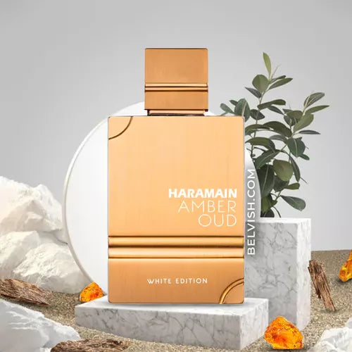 AMBER OUD WHITE BY AL HARAMAIN  - EAU DE PARFUM FOR UNISEX, 3.4OZ/100ml