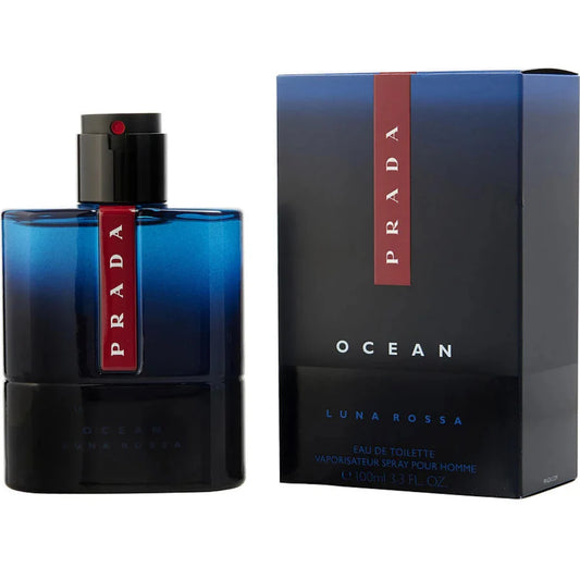LUNA ROSSA OCEAN BY PRADA - EAU DE PARFUM FOR MEN  3.4 OZ / 100 ML