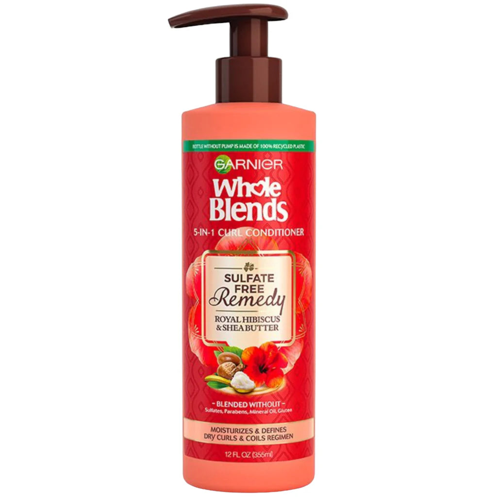 ACONDICIONADOR 5 EN 1 PARA RIZOS CON MANTECA DE KARITE ROYAL HIBISCUS BY GARNIER