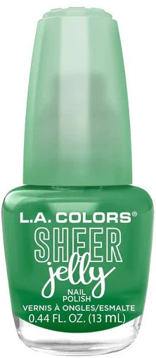 ESMALTE DE UÑAS SHEER JELLY BY L.A. COLORS - COLOR GREEN TEA