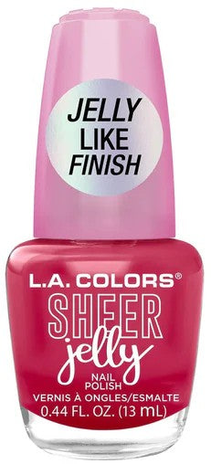 ESMALTE DE UÑAS SHEER JELLY BY L.A. COLORS - COLOR HEATWAVE