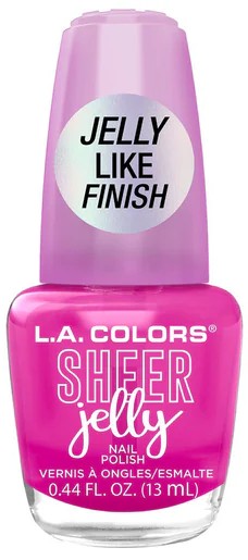 ESMALTE DE UÑAS SHEER JELLY BY L.A. COLORS - COLOR ILLUSION