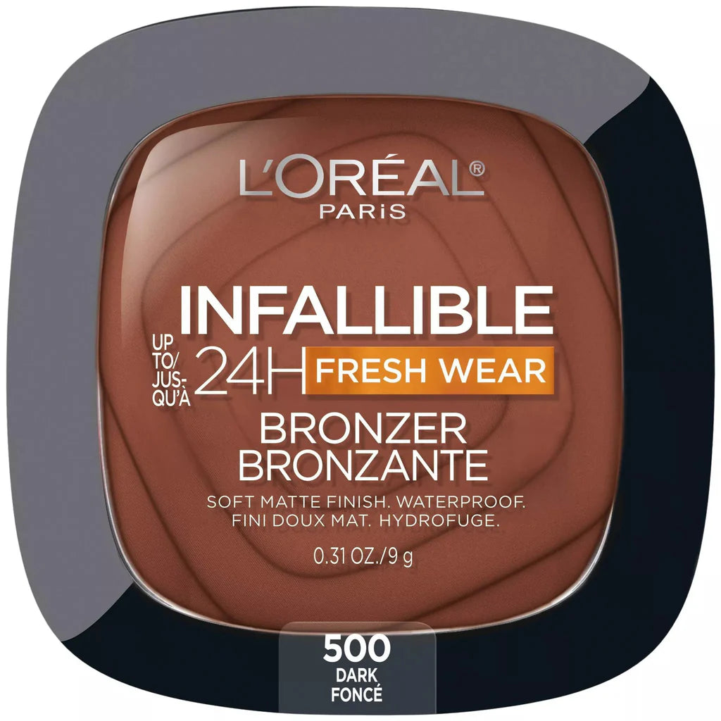 BRONCEADOR MATE - INFALLIBLE UP TO 24 Hr FRESH WEAR #500 OSCURO BY L'OREAL PARIS
