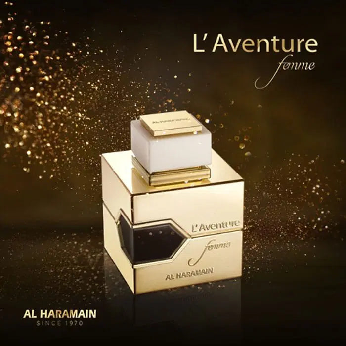 L'AVENTURE FEMME BY AL HARAMAIN - EAU DE PARFUM FOR WOMAN 3.4OZ / 100ML