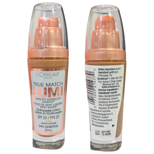 BASE DE MAQUILLAJE - TRUE MATCH LUMI HEALTHY LUMINOUS W5 SAND BEIGE BY L'OREAL PARIS