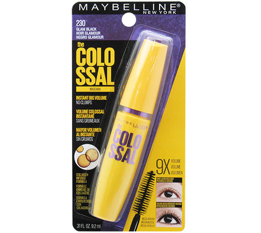 MASCARA COLOSSAL # 230 NEGRO GLAMOUR BY MAYBELLINE