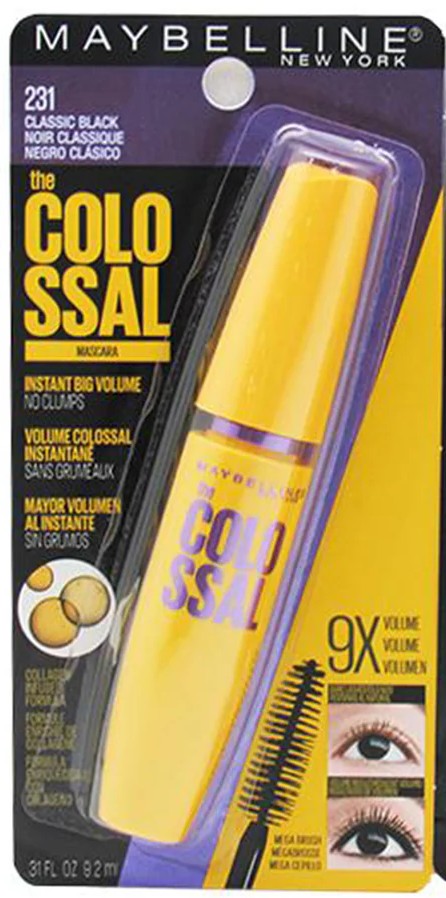 VOLUME EXPRESS THE COLOSSAL # 231 CLASSIC BLACK BY MAYBELLINE
