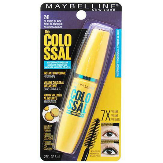 VOLUME EXPRESS THE COLOSSAL WATERPROOF # 241 CLASSIC BLACK BY MAYBELLINE