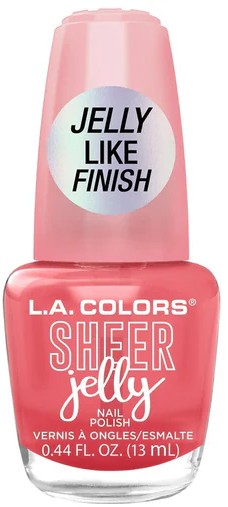 ESMALTE DE UÑAS SHEER JELLY BY L.A. COLORS - COLOR MIRAGE